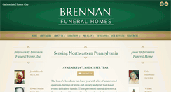 Desktop Screenshot of brennanfuneralhomes.com